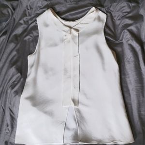 Cream silk blouse